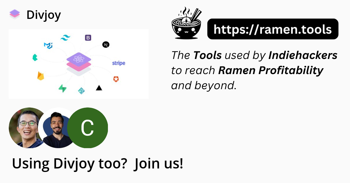 Divjoy | ramen.tools
