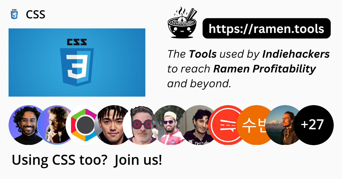 CSS | ramen.tools